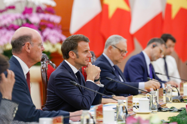 Tổng thống Emmanuel Macron hội kiến Tổng Bí thư Tô Lâm -2