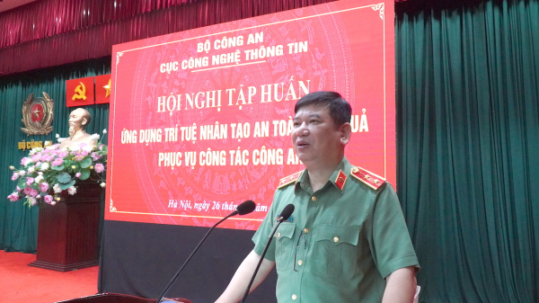 Tập huấn ứng dụng công nghệ trí tuệ nhân tạo hiệu quả, an toàn trong công tác công an -0