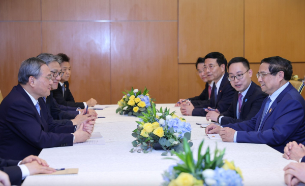 Thủ tướng Phạm Minh Chính hội đàm với Thủ tướng Trung Quốc Lý Cường -0