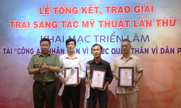 Triển lãm và trao giải Trại sáng tác mỹ thuật lần thứ 5 về đề tài CAND -0