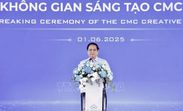 Thủ tướng Phạm Minh Chính: Tổ hợp không gian sáng tạo CMC phải là nơi hội tụ, lan tỏa văn hóa và trí tuệ -0
