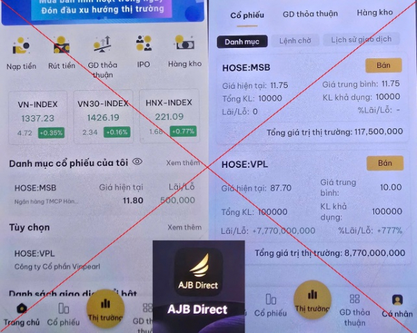 Mất 4 tỷ đồng khi tham gia app chứng khoán giả mạo -0