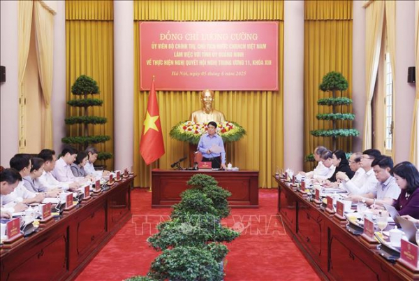 Chủ tịch nước: Quảng Ninh cần khẳng định vị thế đi đầu của vùng đồng bằng Bắc Bộ -0