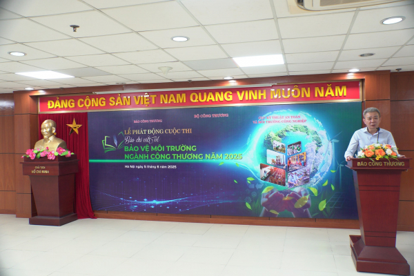 Phát động cuộc thi báo chí viết về bảo vệ môi trường ngành Công Thương 2025 -0