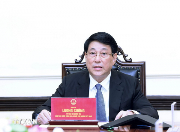 Chủ tịch nước Lương Cường điện đàm với Tổng thống Hàn Quốc Lee Jae Myung -0