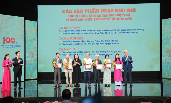 Trao giải Cuộc vận động sáng tác văn học nghệ thuật về nghề báo năm 2025 -0