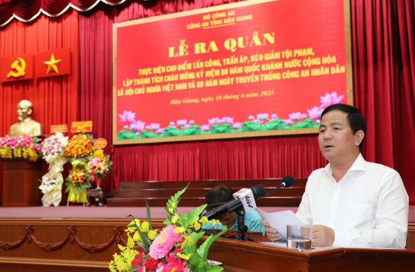 Công an Hậu Giang mở cao điểm tấn công, trấn áp tội phạm -0