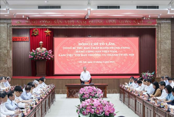 Tổng Bí thư Tô Lâm: Định hình một tầm nhìn mới cho Thủ đô trong thời đại mới -0
