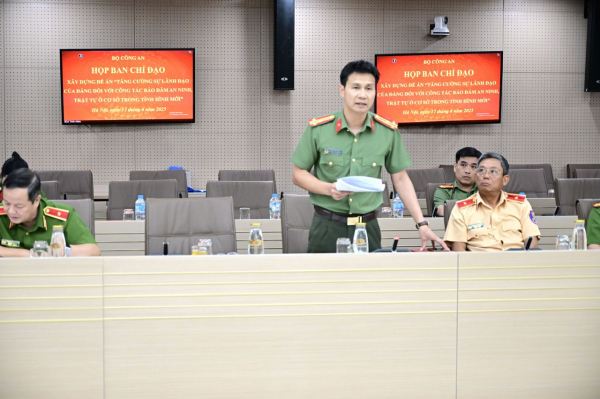 Họp BCĐ xây dựng Đề án 