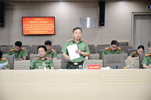 Họp BCĐ xây dựng Đề án 