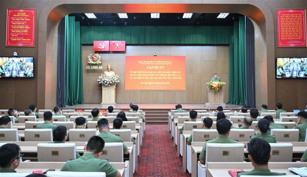 Young public security officers train in AI -0