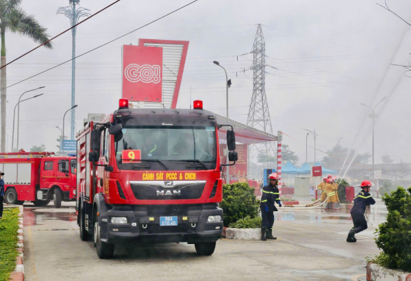 Bắc Giang diễn tập phương án chữa cháy và cứu nạn, cứu hộ cấp tỉnh năm 2025 -1