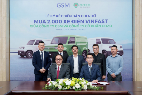 GOZO Express mua 2.000 xe tải điện VinFast EC Van từ Xanh SM -0