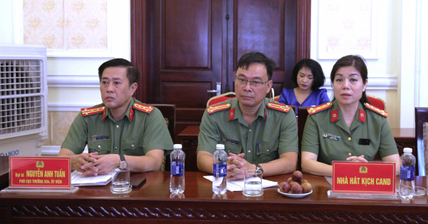 Sẵn sàng cho Liên hoan sân khấu về “Hình tượng người chiến sĩ Công an” lần thứ V -1