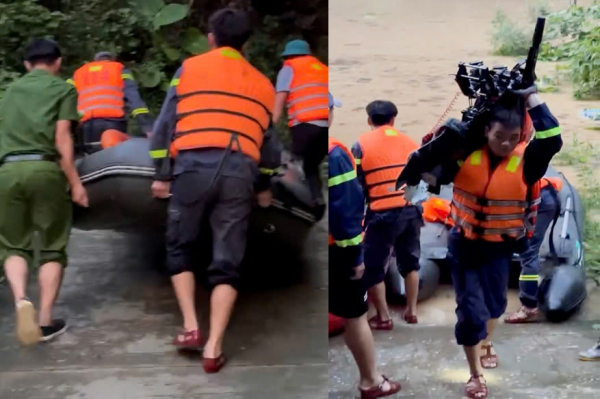 Công an tỉnh Lạng Sơn huy động lực lượng tham gia cứu nạn, cứu hộ giúp nhân dân ứng phó với mưa lớn, ngập lụt -0