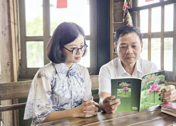 Nhà thơ Nguyễn Hưng Hải và con gái Nguyễn Hải Yến:  Văn chương như số phận -0