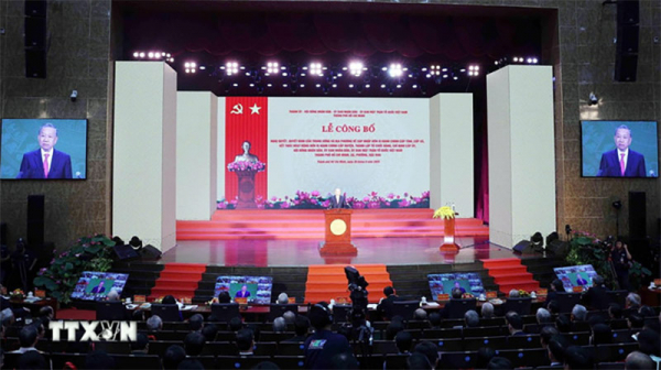Tổng Bí thư Tô Lâm: Hợp nhất không gian không phải là sự cộng gộp đơn thuần -0