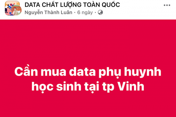 Thông tin cá nhân học sinh bị rao bán: Tội ác âm thầm -0