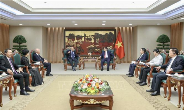 Thủ tướng Phạm Minh Chính tiếp Chủ tịch kiêm Tổng Giám đốc Tập đoàn Makara Capital Partners -1