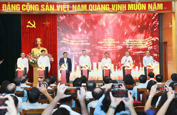 Ra mắt 3 nền tảng ứng dụng phục vụ thực hiện Nghị quyết số 57 -0
