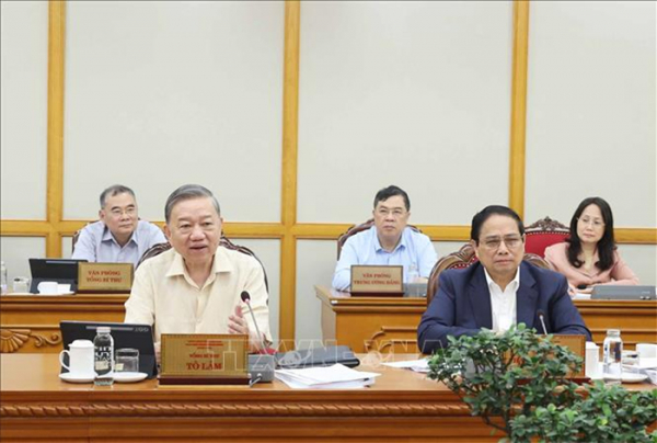 Tổng Bí thư Tô Lâm: Kịp thời tháo gỡ khó khăn, vướng mắc khi vận hành bộ máy mới -0