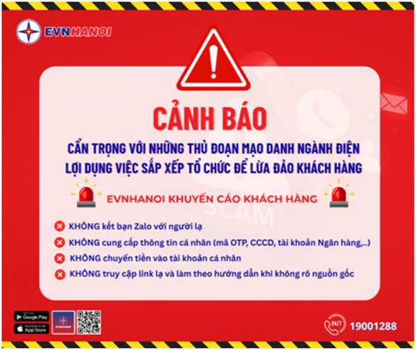 Cảnh báo hiện tượng giả danh nhân viên ngành điện hướng dẫn cập nhật thông tin sau sáp nhập để lừa đảo -0