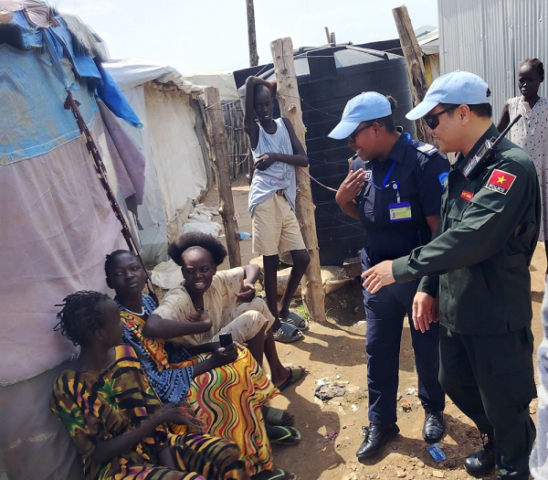 Sáng kiến nổi bật của công an Việt Nam tại phái bộ UNMISS -0