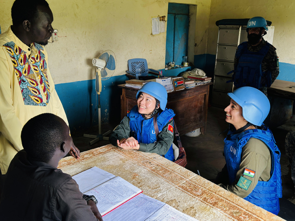 Sĩ quan công an Việt Nam dân vận khéo ở Abyei -0