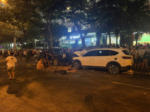 Tài xế ô tô gây tai nạn liên hoàn ở Hà Nội có nồng độ cồn rất cao -0