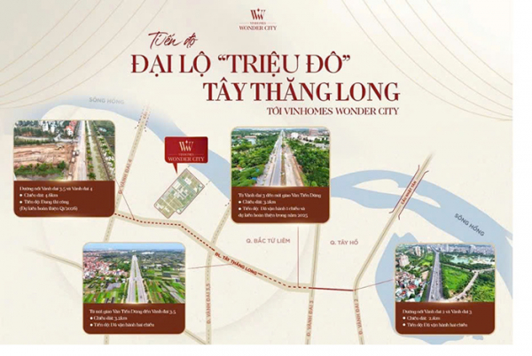 Lộ diện toạ độ “hưởng lợi kép” khi đại lộ Tây Thăng Long hoàn thiện -0