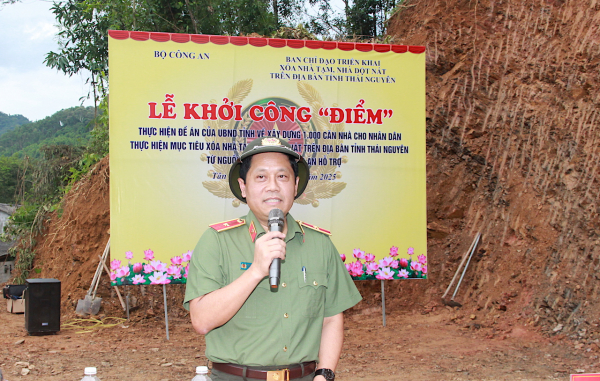 Bộ Công an tổ chức khởi công 