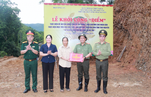 Bộ Công an tổ chức khởi công 