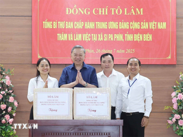 Tổng Bí thư kiểm tra vận hành hệ thống chính trị xã Si Pa Phìn, tỉnh Điện Biên -0