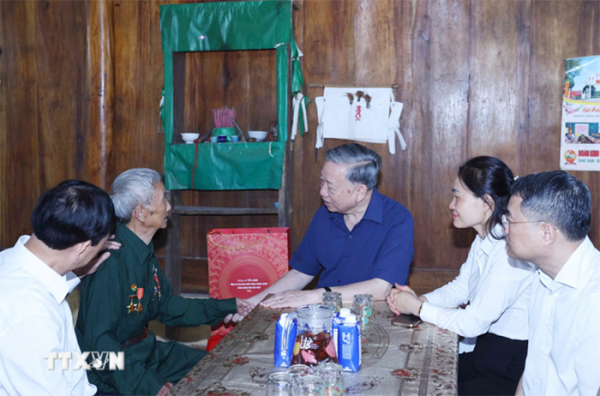 Tổng Bí thư kiểm tra vận hành hệ thống chính trị xã Si Pa Phìn, tỉnh Điện Biên -0