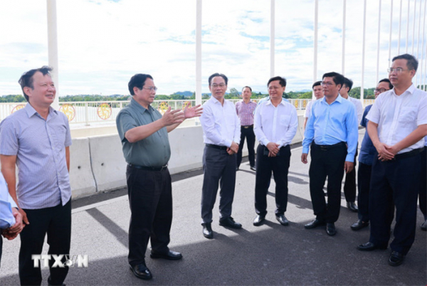 Thủ tướng Phạm Minh Chính khảo sát các dự án hạ tầng tại thành phố Huế -0
