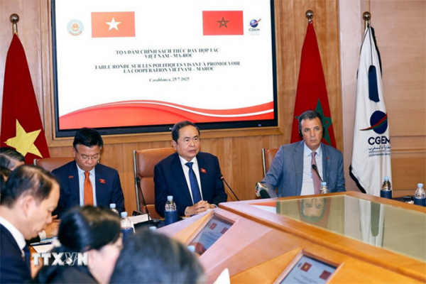 Chủ tịch Quốc hội Trần Thanh Mẫn: Việt Nam coi trọng quan hệ hợp tác với Maroc -0