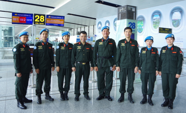 Tổ công tác số 6 của Bộ Công an thực hiện nhiệm vụ gìn giữ hòa bình tại Phái bộ MINUSCA -0