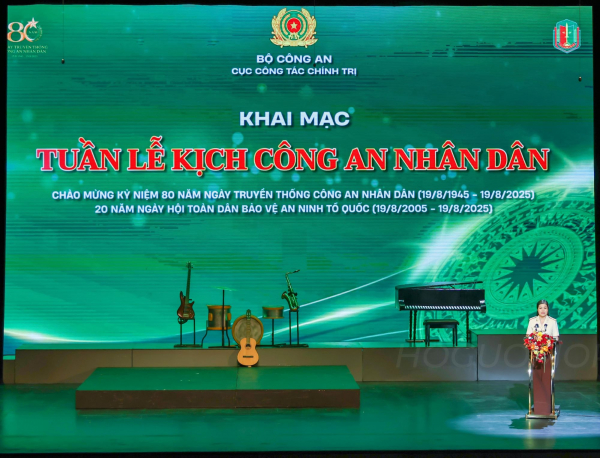 Khai mạc Tuần lễ Kịch CAND năm 2025 tại Nhà hát Hồ Gươm -0