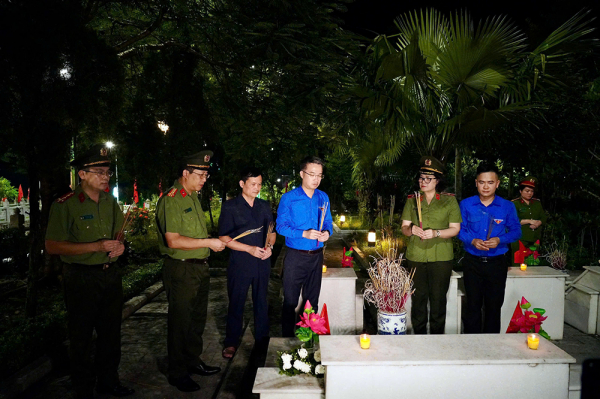 Tuổi trẻ CAND và Tuyên Quang tri ân những người ngã xuống vì Tổ quốc -0