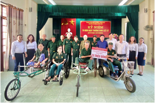 Agribank tri ân thương binh liệt sĩ, người có công với cách mạng nhân dịp 27/7 -0