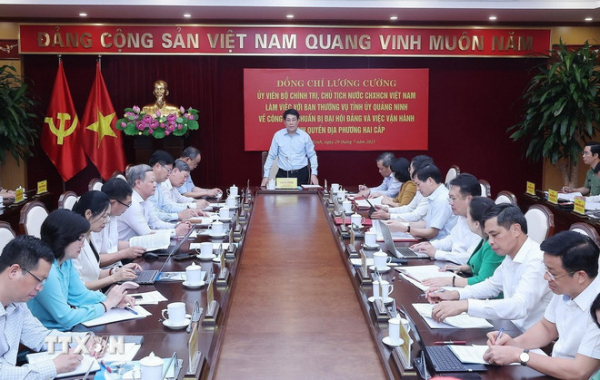Chủ tịch nước: Quảng Ninh cần kịp thời tháo gỡ vướng mắc khi vận hành bộ máy mới -0