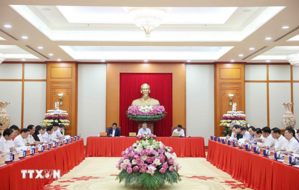 Tổng Bí thư Tô Lâm: Tiếp tục chủ động&nbsp; rà soát, hoàn thiện dự thảo các văn kiện Đại hội XIV của Đảng -0