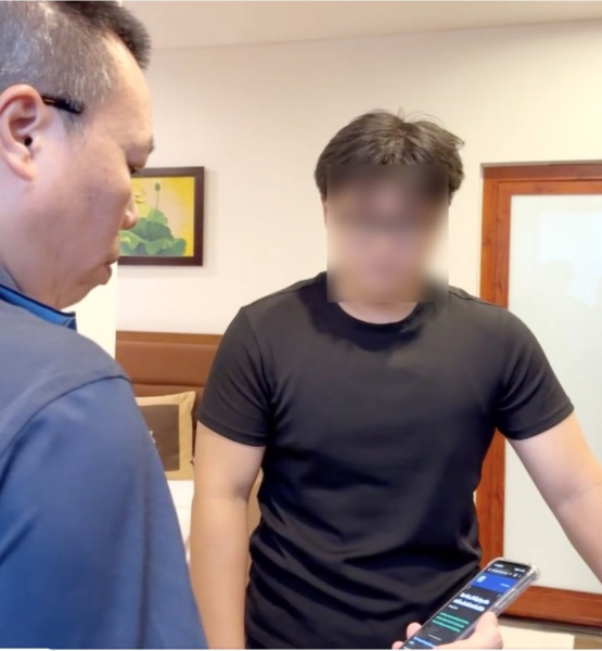 Chàng trai ngỡ ngàng khi được Công an phường Từ Liêm giải cứu khỏi bẫy lừa đảo