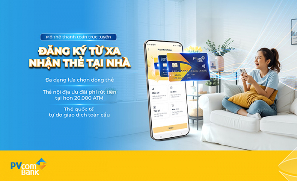 PVcomBank triển khai tính năng mở thẻ thanh toán trên PVConnect -0