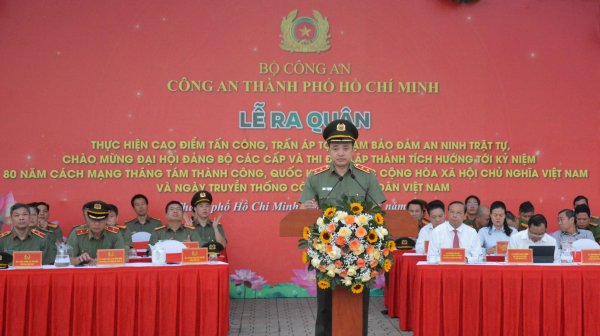 Công an TP Hồ Chí Minh ra quân cao điểm tấn công trấn áp tội phạm -0