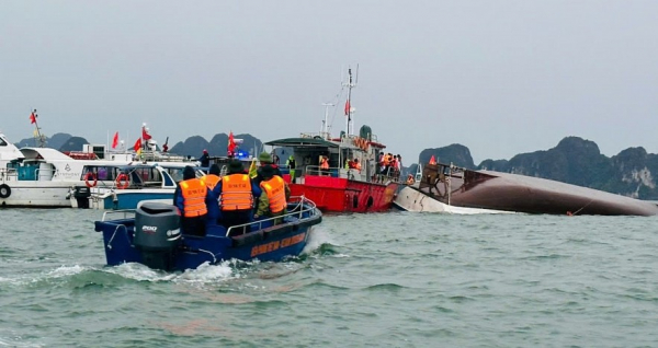 23,4 tỷ đồng bảo hiểm bồi thường vụ lật tàu Vịnh Xanh 58 -0
