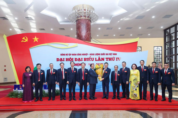 Đại hội Đảng bộ Tập đoàn Công nghiệp - Năng lượng Quốc gia Việt Nam lần thứ IV, nhiệm kỳ 2025 - 2030 thành công rực rỡ -1