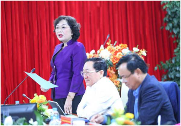 Phó Thủ tướng Chính phủ Hồ Đức Phớc làm việc với NHCSXH -0