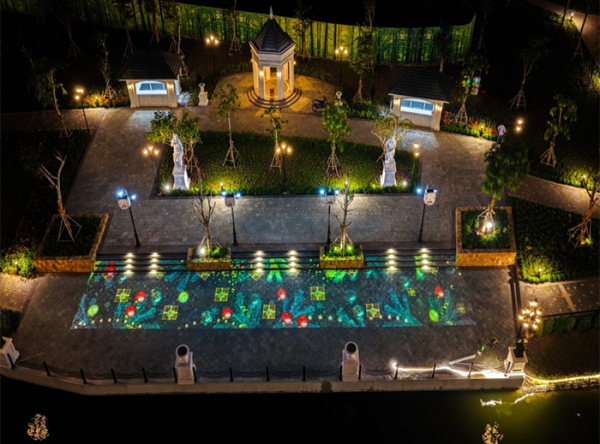 Thành phố Thiên niên kỷ T&T City Millennia bừng sáng trước đại nhạc hội -0