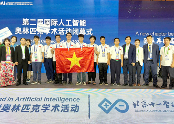 Việt Nam toả sáng tại Olympic Trí tuệ nhân tạo quốc tế -0